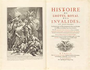(ARCHITECTURE.) Granet, Jean-Joseph. Histoire de lHôtel Royal des Invalides,